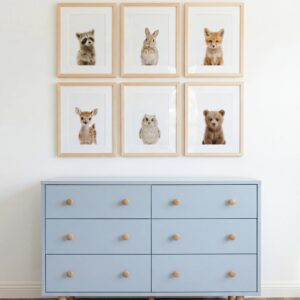 Waldtier Poster für Kinderzimmer Dekor ungerahmte Kunstdrucke