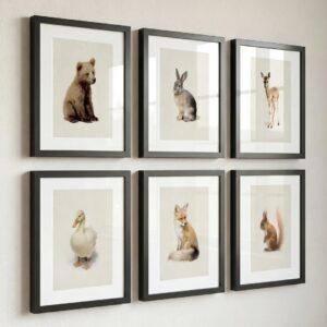 Alternative view of Waldtier Poster im Storybook Stil für Kinderzimmer Dekor