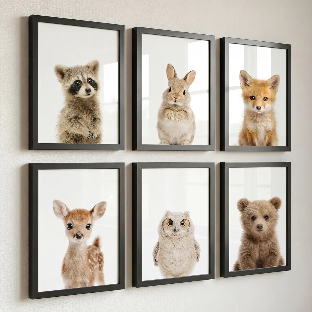 Waldtier Poster für Kinderzimmer Dekor ungerahmte Kunstdrucke - Image 5