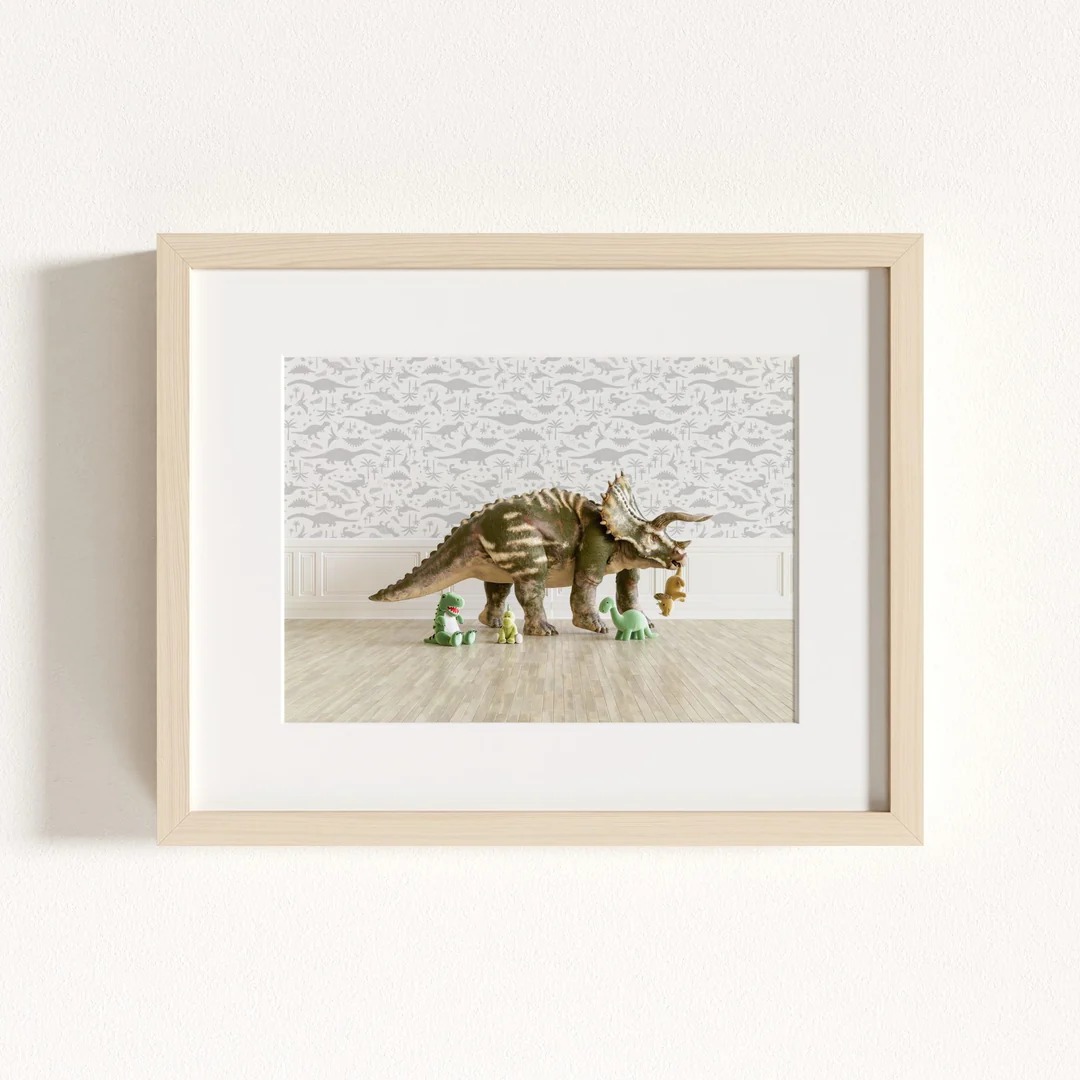 Kunstdruck Dinosaurier Motiv für Kinderzimmer Wanddekoration - Image 8