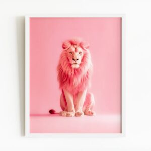 Alternative view of Tierporträts Kunstdrucke mit Löwe, Tiger und Gepard Motiv