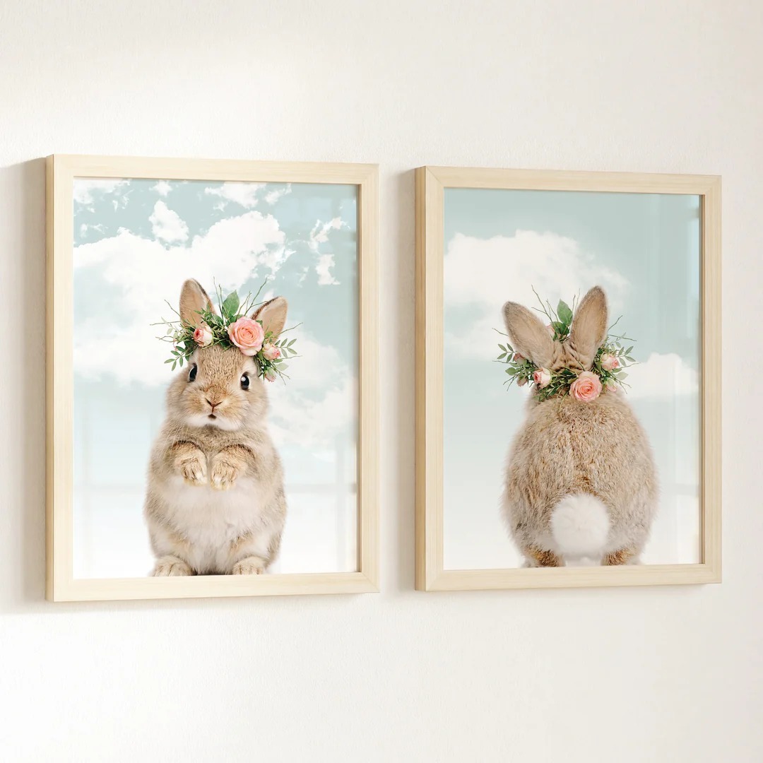 Kaninchen Poster für Kinderzimmer Dekor ungerahmte Kunstdrucke - Image 4